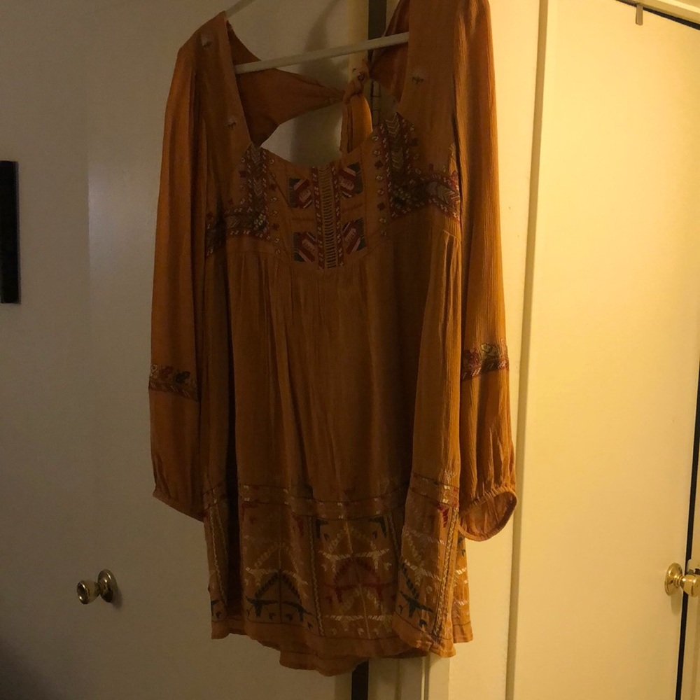 Long Sleeve Free People Mini Dress